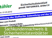 Sicherheitsdatenblätter+Sachkundennachweis